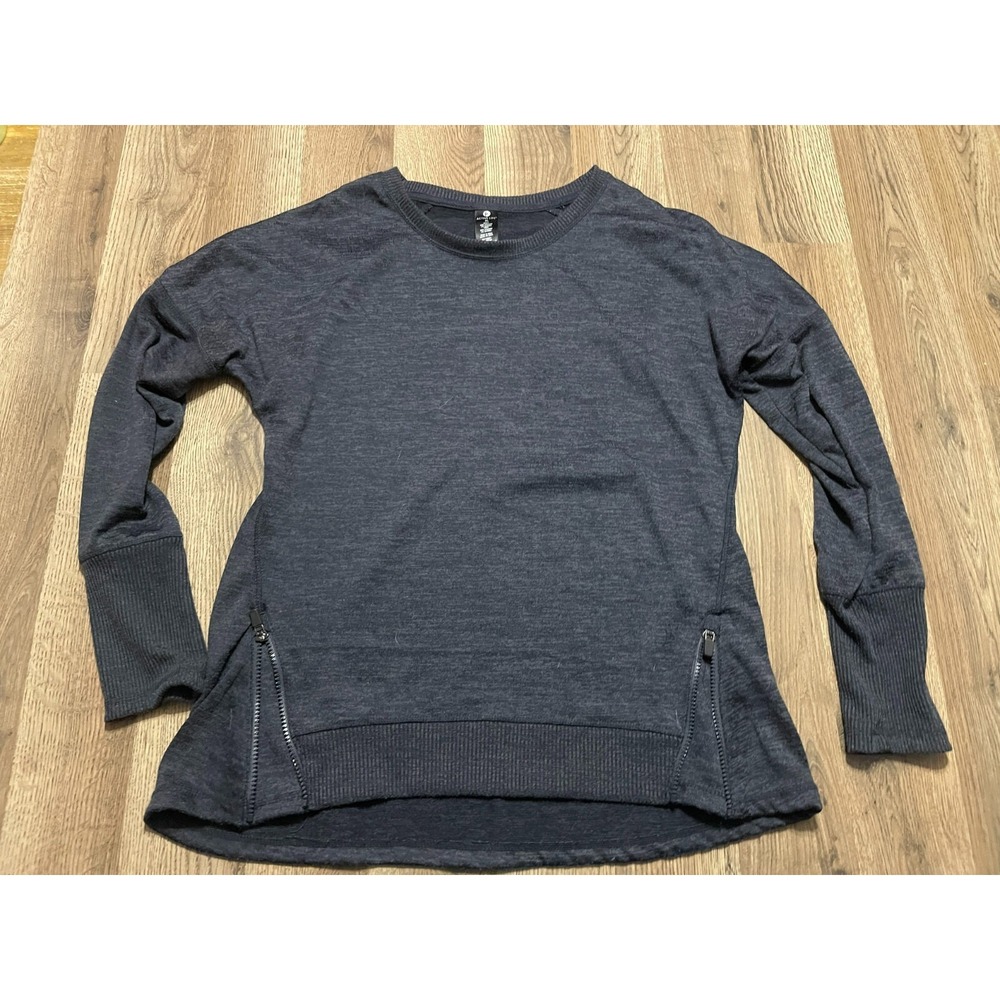 Active life Shirt, Women's Size XL, Black, Long Sleeve, Zip on the Side